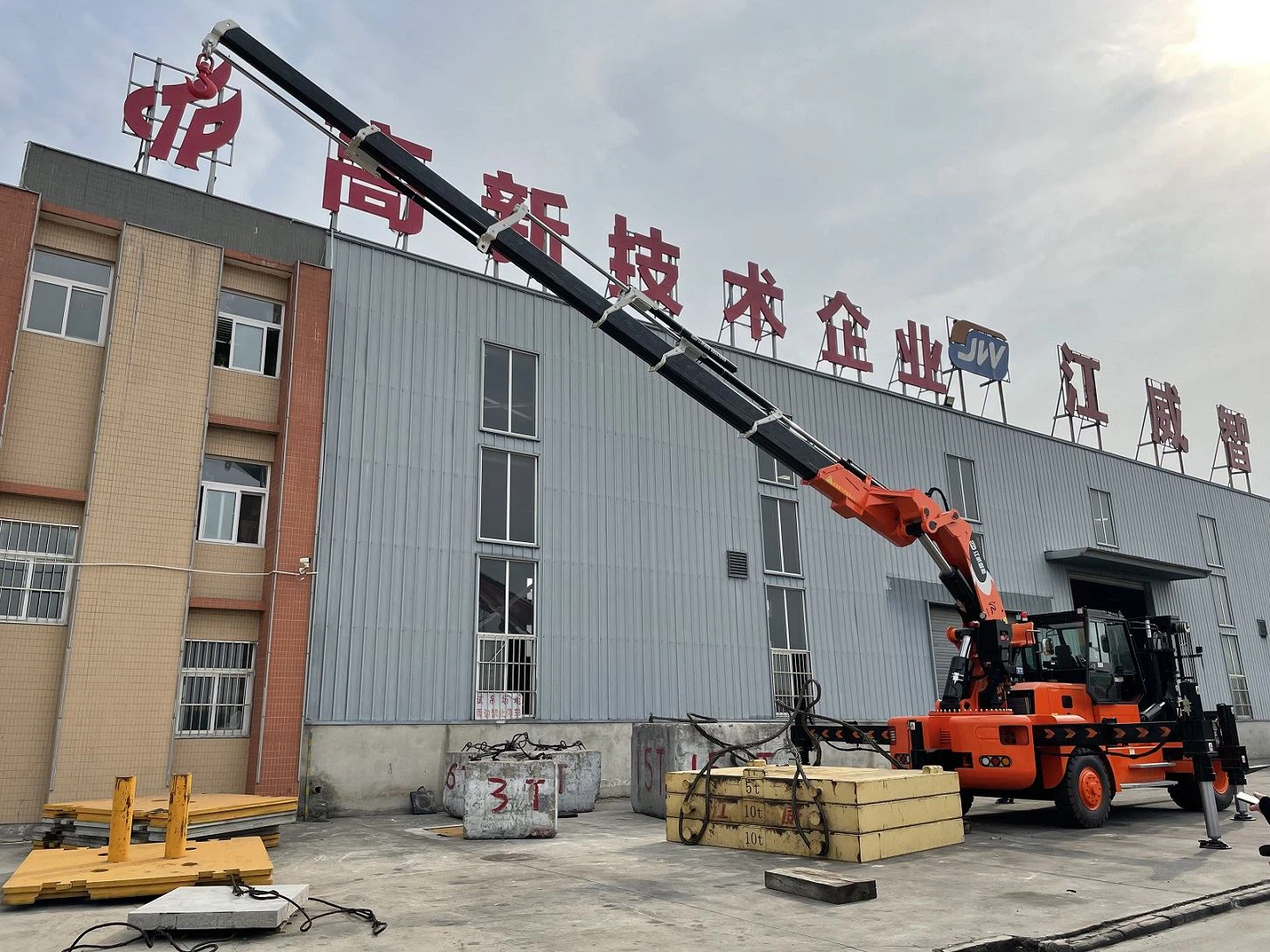 load testing for the crane