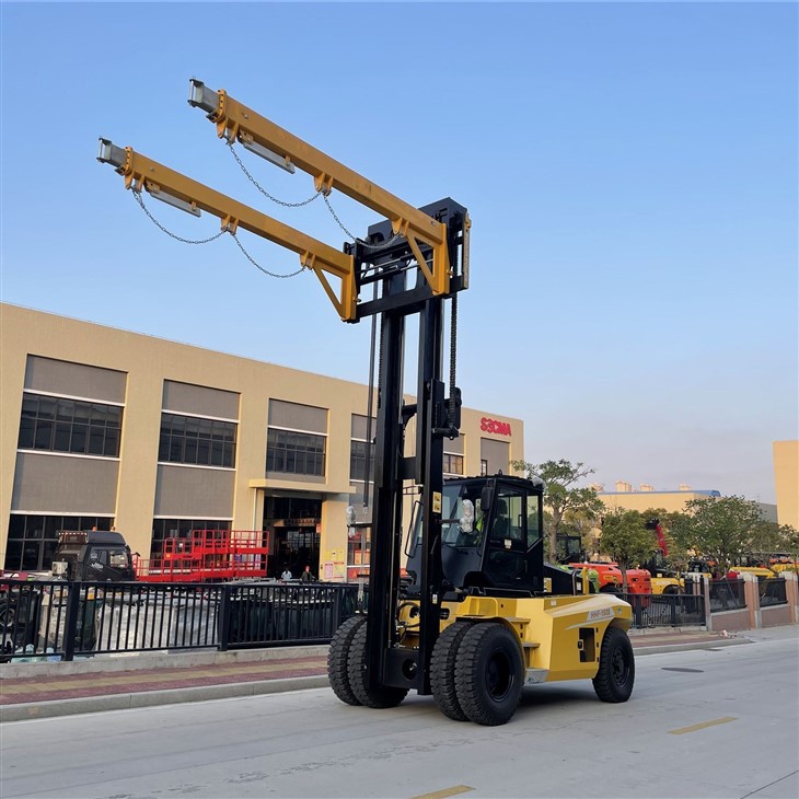 16 Ton Heavy Duty Forklift With Crane