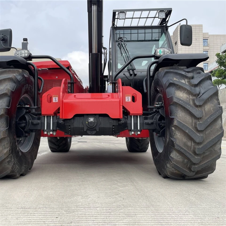 4 Ton 7 Meter Hydraulic Drive Mechanical Mini Small Telehandler Telescopic Loader Forklift Price