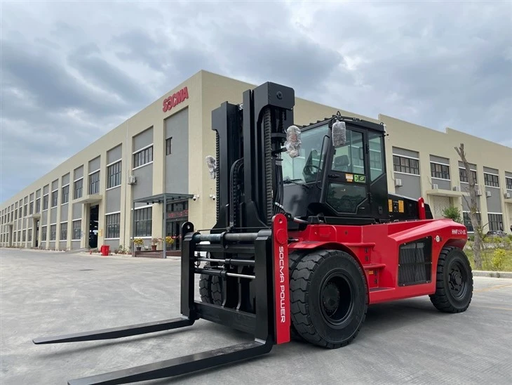 Lithium Battery Forklifts Electric Forklift 15 Ton Heavy Duty Counterbalance Forklifts
