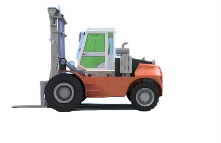 Forklift medan kasar 10t