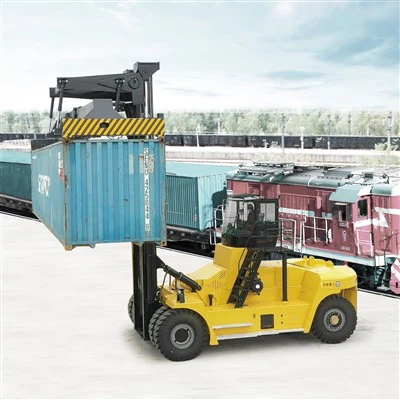 45 tan forklift kontena tugas berat untuk terminal keretapi & pengendalian kargo intermodal