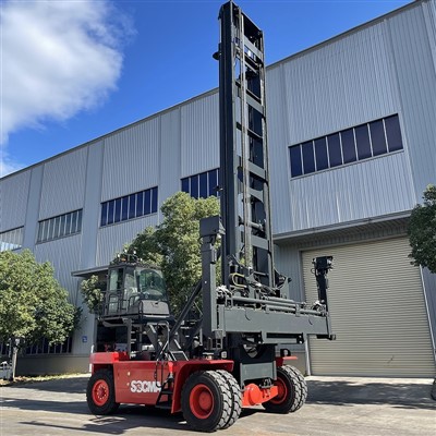 Forklift kontena 45 tan 40 kaki penyebar kontena penyebar angkat kontena tugas berat peralatan pelabuhan forklift