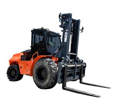 SOCMA Produk Baru Harga Kilang 10 tan 4 roda memandu kasar diesel forklift dengan sijil CE