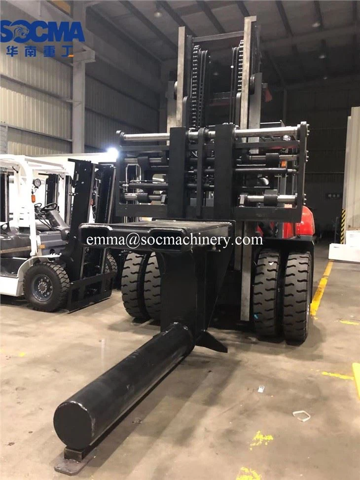 10 Ton Forklift With Steel Rebar