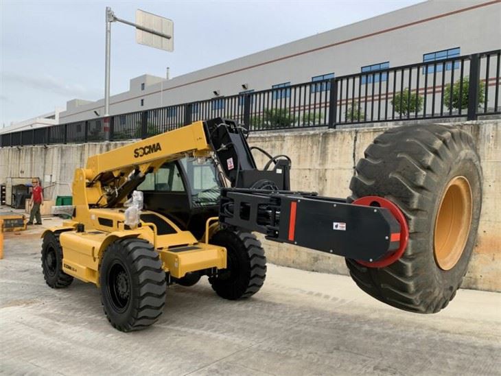 3.5 Ton Telescopic Forklift Dengan Tyre Clamp