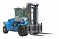 16 Ton Forklift Dengan Tiang Tinggi Tinggi
