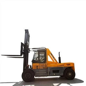 28 Ton Diesel Forklift Dengan Ram dalam Kerja Keluli