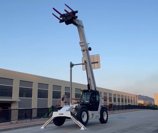 7Ton 17 Meter Telescopic Forklift Lift Telehandler