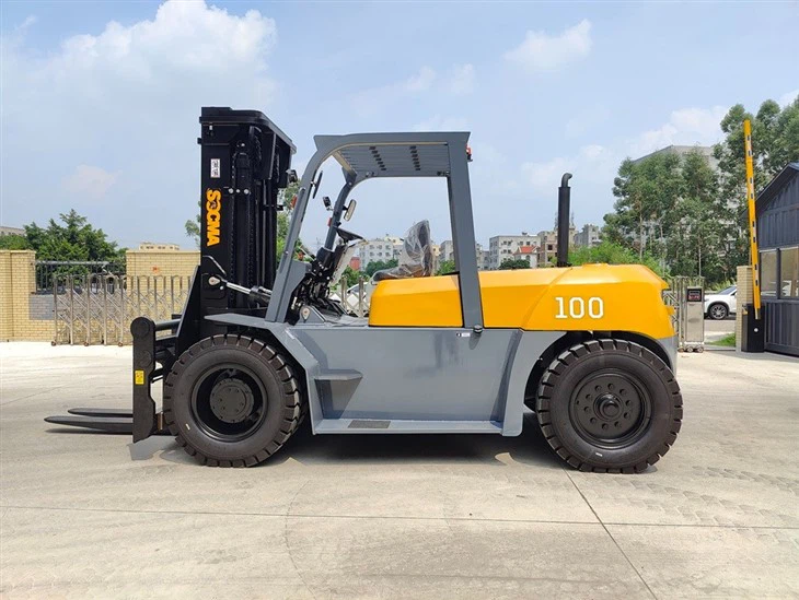 SOCMA Front Forklift 10 Ton Heavy Duty Diesel Forklifts